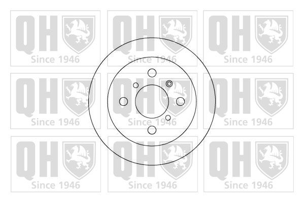 QUINTON HAZELL Тормозной диск BDC4595